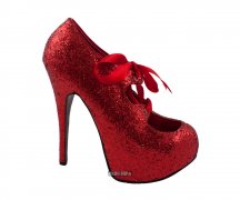 Bordello Teeze Red Glitter