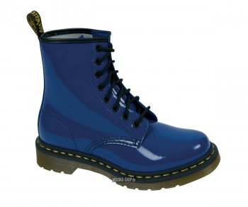Dr. Martens 8 Loch 1460 Royal Blue Patent Lamper 11821409
