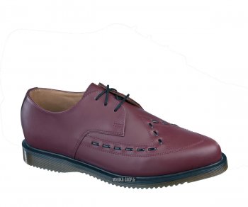 Dr. Martens 3 Loch Creeper Ally Cherry Red Smooth