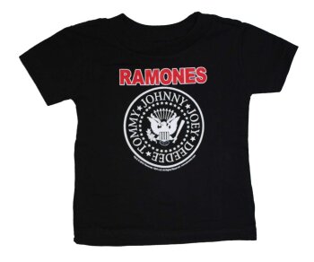 Kinder T-Shirt Black Ramones Logo