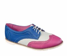 Dr. Martens 4 Eye Polina Rasberry+ White+ Blue