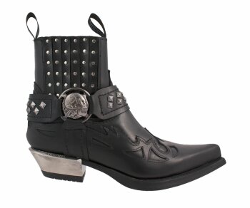 New Rock Western Boots Negro-Acero 40