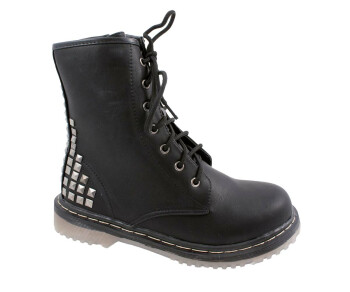 Lace Boots 7 Eye Studded 37