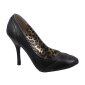 Pin Up Couture Lovely Black Patent