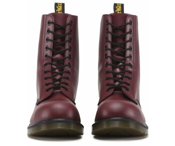 Dr. Martens 10 Loch 1919 Cherry Red Fine Haircell Stahlkappe