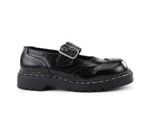 T.U.K. Mary Jane T1002 Anarchic Brogue Schwarz
