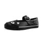 T.U.K. Mary Jane A9217L VLK MJ Kätzchen  Sneaker Schwarz 39
