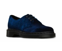 Dr. Martens 3 Loch 1461 Brocade Navy  Embossed Velvet