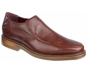 Dr. Martens Slip On Smith Loafer Brown Silhouette