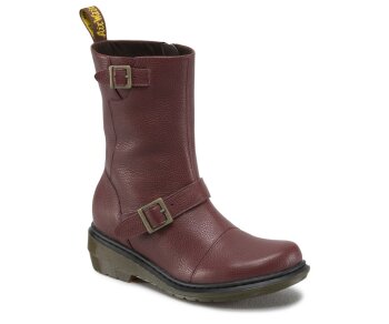 Dr. Martens Stiefel Karin Cherry Red Broadway