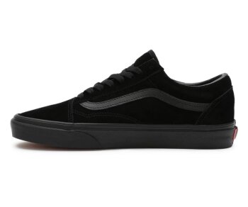 vans old skool black mono suede