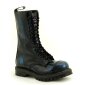 NPS Shoes LTD Premium Ranger Made in England Navy Rub Off 14 Loch Stahlkappe Boot