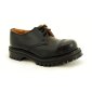 NPS Shoes LTD Premium Ranger Made in England Black 3 Eye 3 Stitch Capped Steelcap Shoe