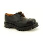 NPS Shoes LTD Premium Ranger Made in England Black 3 Loch 3 Stitch Capped Stahlkappe Shoe