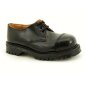 NPS Shoes LTD Premium Ranger Made in England Black 3 Eye 2 Stitch Capped Steelcap Shoe EUR 42 (UK8)