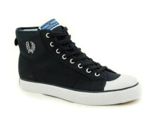 Fred Perry Navy Basket Boot Canvas 