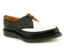 Solovair NPS Shoes Made in England 3 Loch Black/White...
