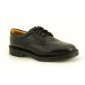 Solovair NPS Shoes Made in England 4 Eye Black Padded Collar Shoe EUR 41 (UK7)