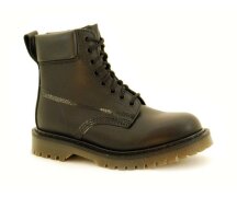 Solovair NPS Shoes Made in England 7 Eye Black Greasy...