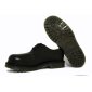 Solovair NPS Shoes Made in England 3 Eye Black Stahlkappe + Naht Ben Shoe