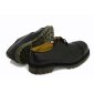 Solovair NPS Shoes Made in England 3 Eye Black Stahlkappe Quernaht Ben Shoe EUR 47 (UK12)