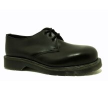 Solovair NPS Shoes Made in England 3 Eye Black Stahlkappe Shoe EUR 39 (UK6)