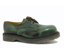 Solovair NPS Shoes Made in England 3 Loch Green R.O. Stahlkappe