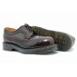 Solovair NPS Shoes Made in England 5 Loch Burgundy Rub Off Brogue Steelcao Shoe