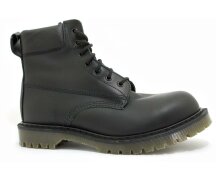 Solovair NPS Shoes Made in England 7 Loch Black Greasy...
