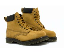 Solovair NPS Shoes Made in England 7 Loch Wheat Padded...