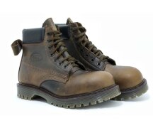 Solovair NPS Shoes Made in England 7 Loch Atztec Padded Collar Steel Boot Ben EUR 46 (UK11)