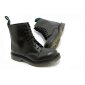 Solovair NPS Shoes Made in England 8 Eye Black Stahlkappe Boot Ben