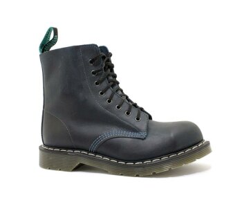 Solovair NPS Shoes Made in England 8 Loch Blue Greasy Stahlkappe Boot EUR 47 (UK12)