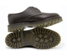 Solovair NPS Shoes Made in England 3 Eye Dark Tan Ben Shoe