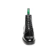 Solovair NPS Shoes Made in England 6 Loch Black Hi-Shine...