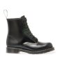 Solovair NPS Shoes Made in England 8 Loch Black Hi-Shine Derby Boot