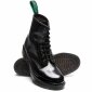 Solovair NPS Shoes Made in England 8 Loch Black Hi-Shine Derby Boot EUR 45 (UK10)