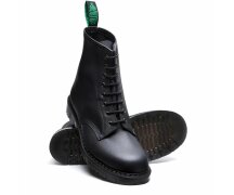 Solovair NPS Shoes Made in England 8 Eye Black Greasy Derby Boot EUR 45,5 (UK10,5)