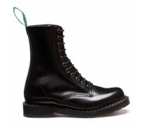 Solovair NPS Shoes Made in England 11 Loch Black Hi-Shine Derby Boot EUR 40 UK (6,5)