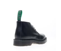 Solovair NPS Shoes Made in England 3 Eye Chukka Black Hi-Shine Shoe