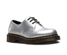 Dr. Martens 3 Loch 1461 Silver Vegan Metallic Chrome