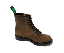 Solovair NPS Shoes Made in England 8 Eye Gaucho Crazy Horse Derby Boot
