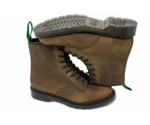 Solovair NPS Shoes Made in England 8 Eye Gaucho Crazy Horse Derby Boot EUR 43 (UK9)