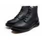 Solovair NPS Shoes Made in England 6 Eye Black Greasy Astronaut Boot