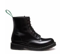 Solovair NPS Shoes Made in England 8 Loch Black Hi-Shine Derby Boot EUR 45,5 (UK10,5)
