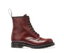 Solovair NPS Shoes Made in England 8 Loch Oxblood Hi-Shine Derby Boot