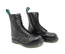 Solovair NPS Shoes Made in England 11 Loch Black Steelcap Boot PW EUR 38 (UK5)