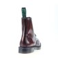 Solovair NPS Shoes Made in England 8 Loch Burgundy Rub Off Hi-Shine Derby Boot EUR 39 (UK6)