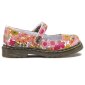 Dr. Martens Kids Mary Jane Tully Pink Vintage Garden Softy-T