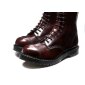 Solovair NPS Shoes Made in England 11 Eye Burgundy Rub Off Steel Derby Boot EUR 41 (UK7)